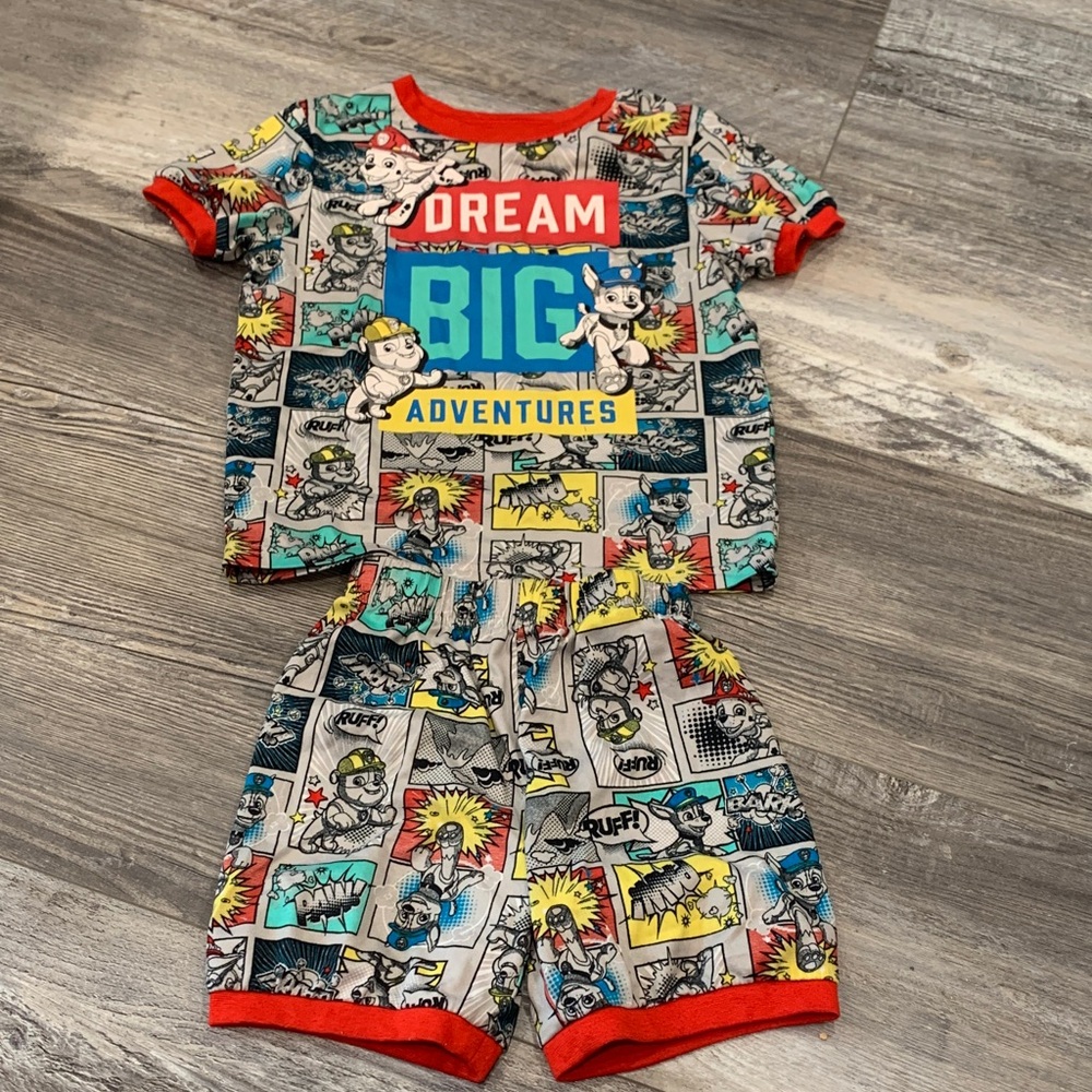 Nickelodeon Colourful Cartoon Print Kids' Outfit